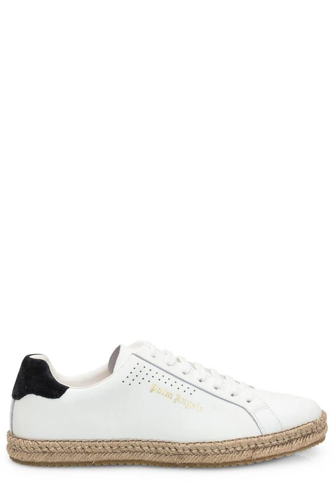 Palm Angels Palm Angels Logo Printed Lace Up Espadrilles 1