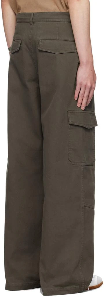 Acne Studios Khaki Relaxed-Fit Cargo Pants 3