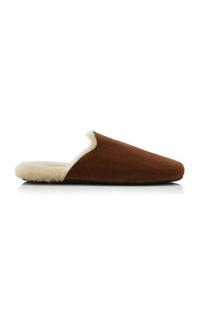 Prada Prada - Shearling Slippers - Brown - IT 37 - Moda Operandi 1