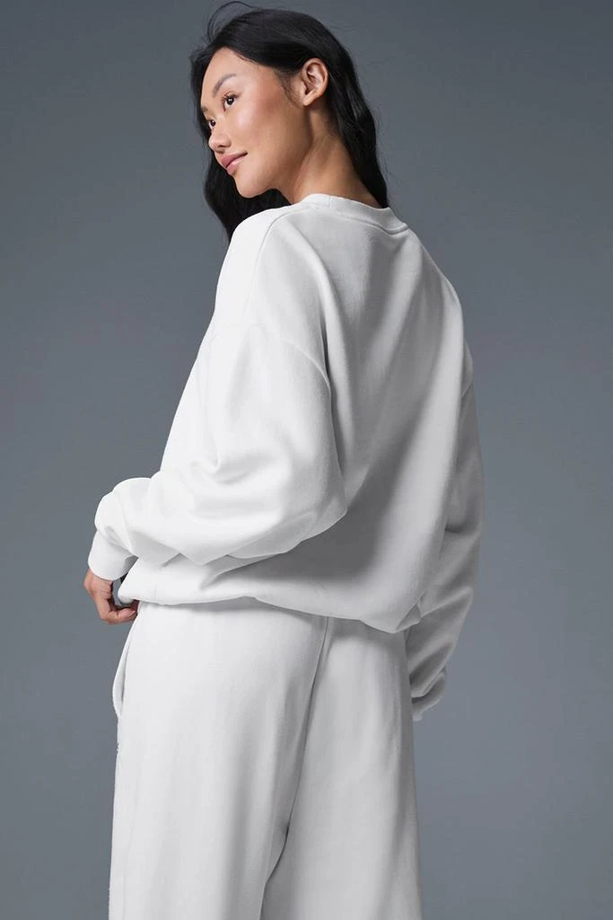 Alo Accolade Crew Neck Pullover - Anthracite 3
