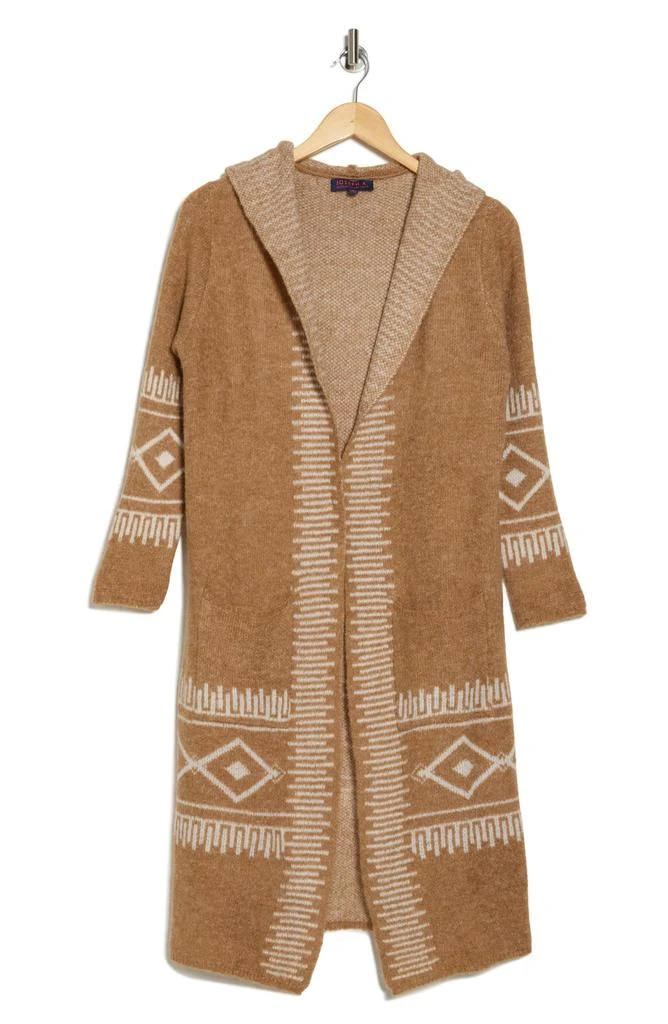 Joseph A Hooded Southwest Duster Cardigan 3