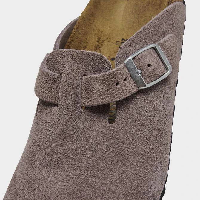 Birkenstock Girls' Little Kids' Birkenstock Boston Suede Leather Clog Shoes 3