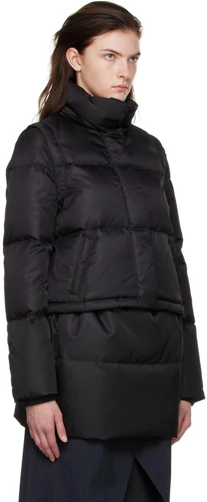 MAISON MARGIELA Black Nylon Down Jacket 2