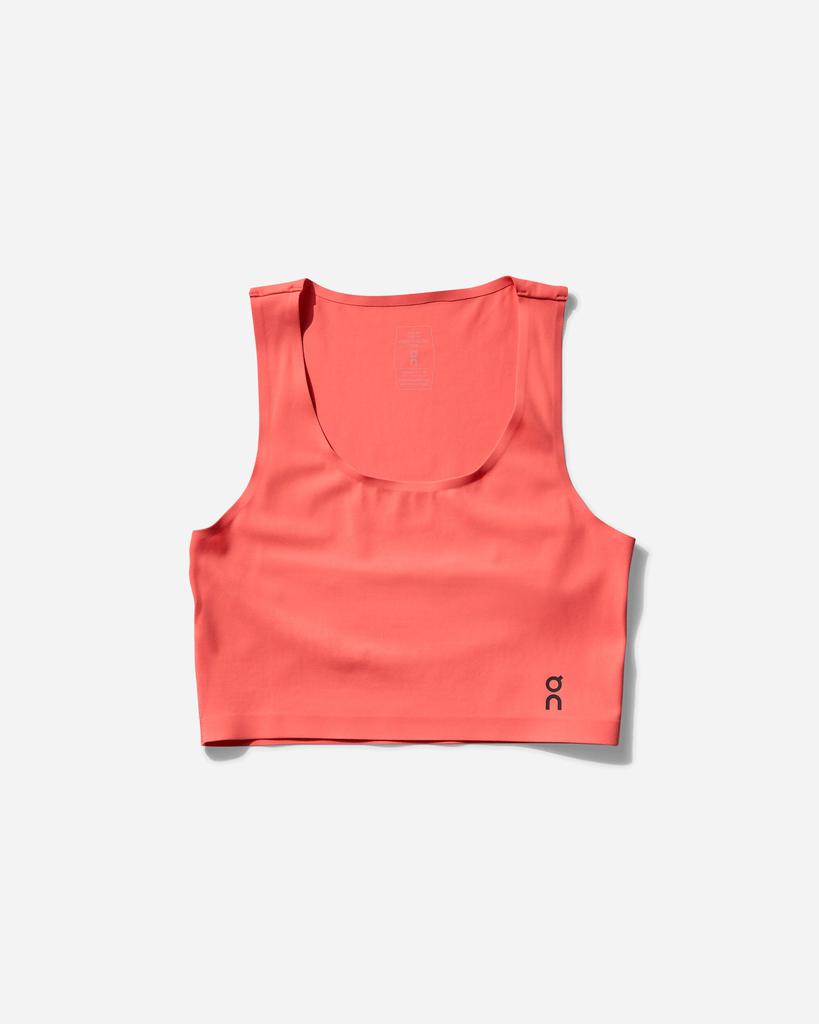On Women's Studio Open Back Crop Top Coral
