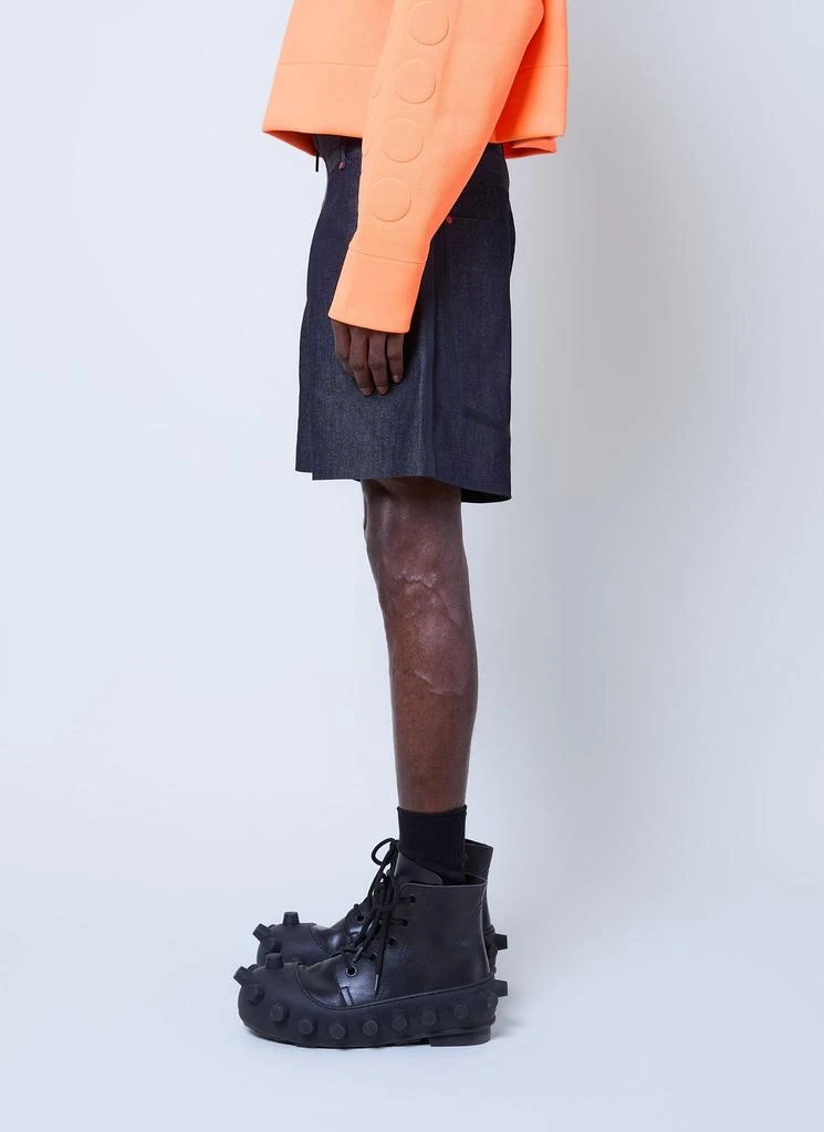 Walter Van Beirendonck Walter Van Beirendonck Embossed Raw Denim Shorts 3