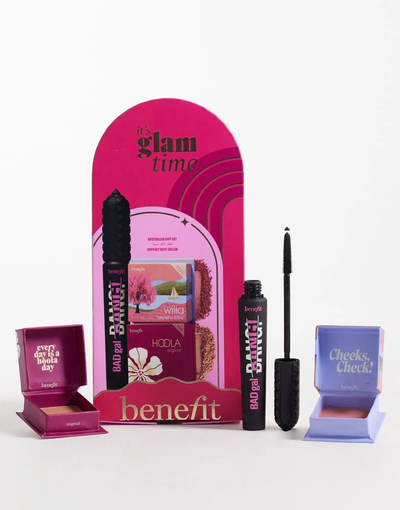 Benefit Cosmetics Benefit Its Glam Time - Full size Mascara, Mini Blush and Bronzer Gift Set (Worth £60.50)