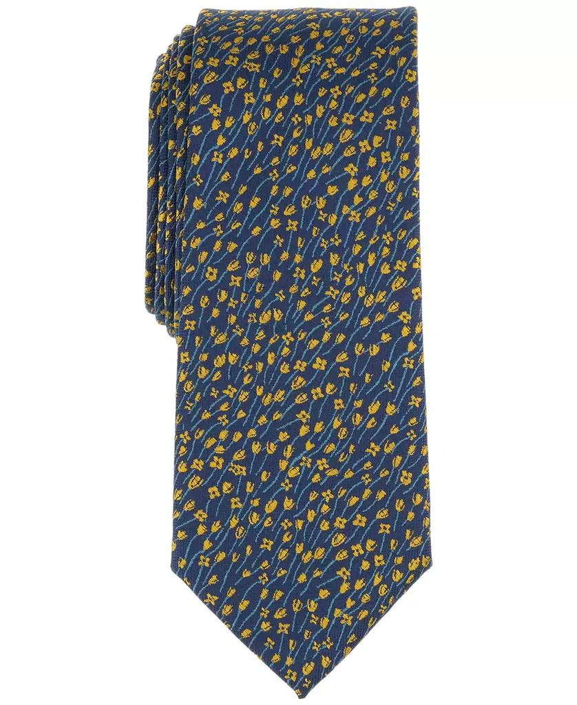Bar III Men's Bennet Skinny Floral Tie, Created for Macy's 1