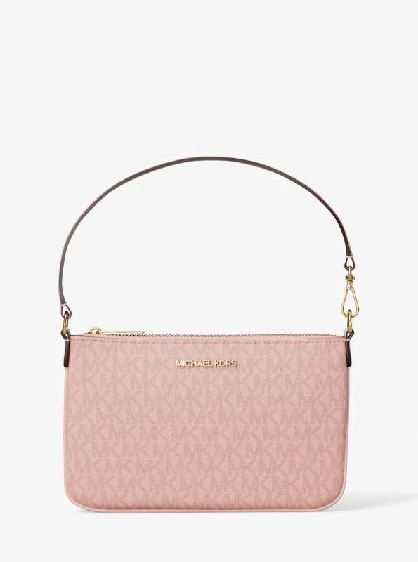 Michael Kors Jet Set Small Signature Logo Convertible Wristlet 5