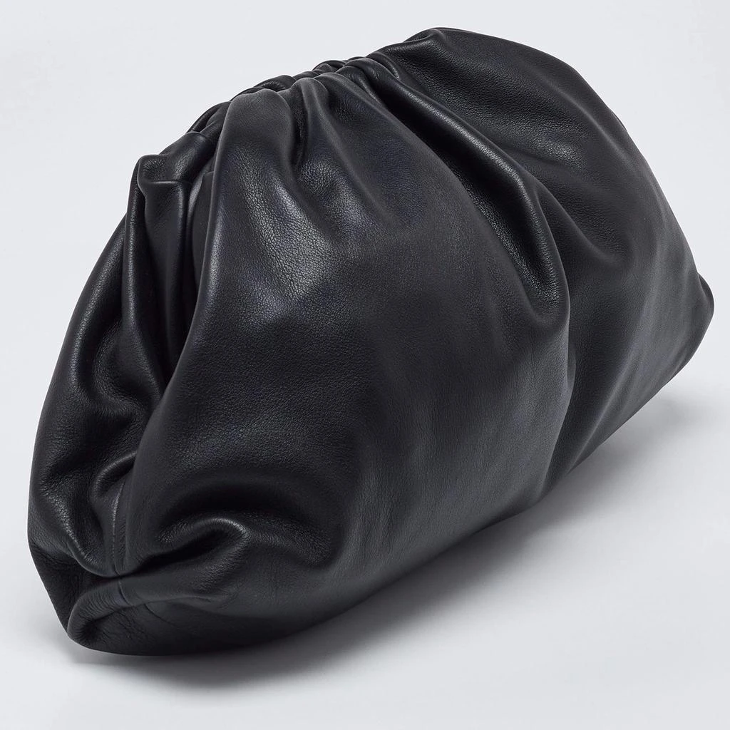 Bottega Veneta Bottega Veneta Black Leather The Pouch Clutch 3