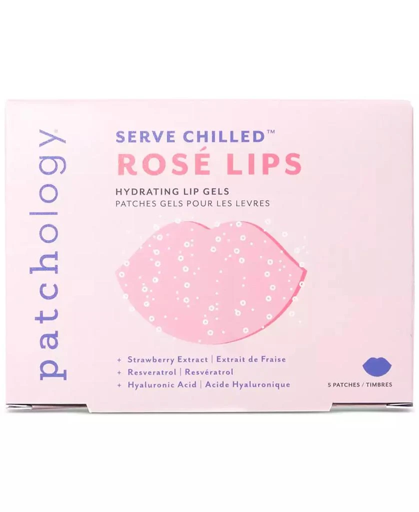 Patchology Serve Chilled Rosé Lip Gel, 5-Pk. 1