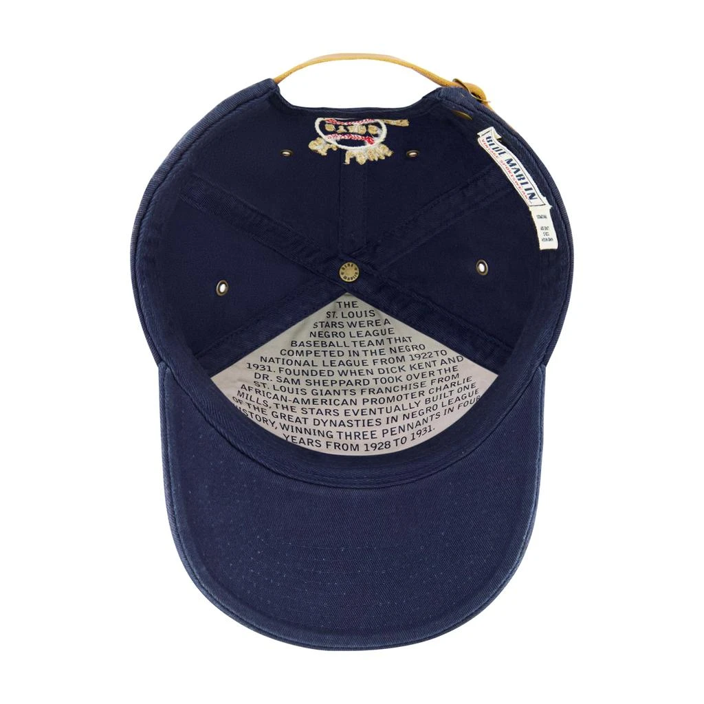 BLUE MARLIN Blue Marlin St. Louis Stars Baseball Cap - Vintage Negro League Tribute 5