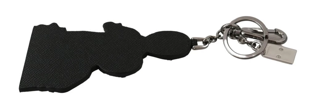 Dolce & Gabbana Elegant Tricolor Leather Women's Keychain 2