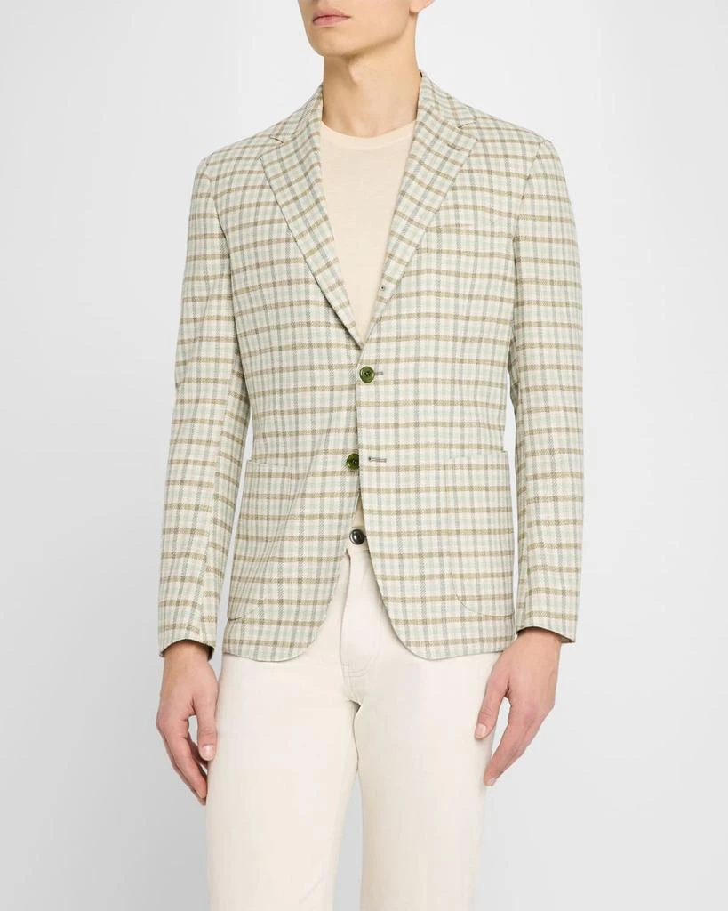 Sartorio Napoli Men's Small Check Sport Coat 4