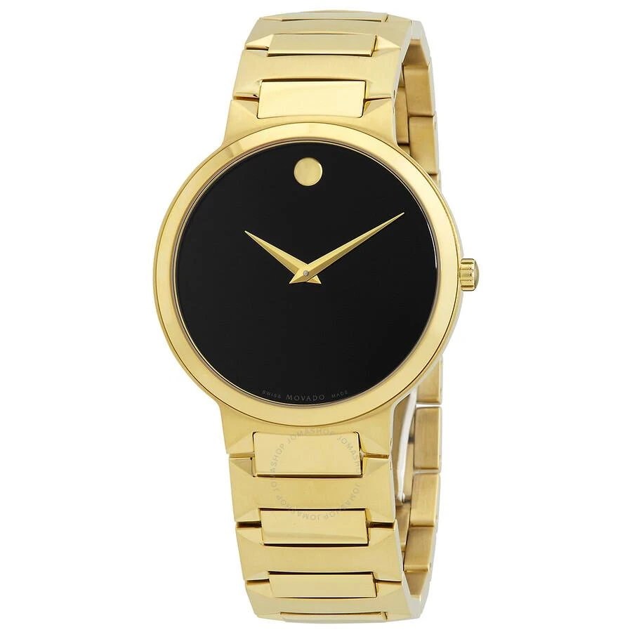 Movado Temo Quartz Black Museum Dial Unisex Watch 0607294 1