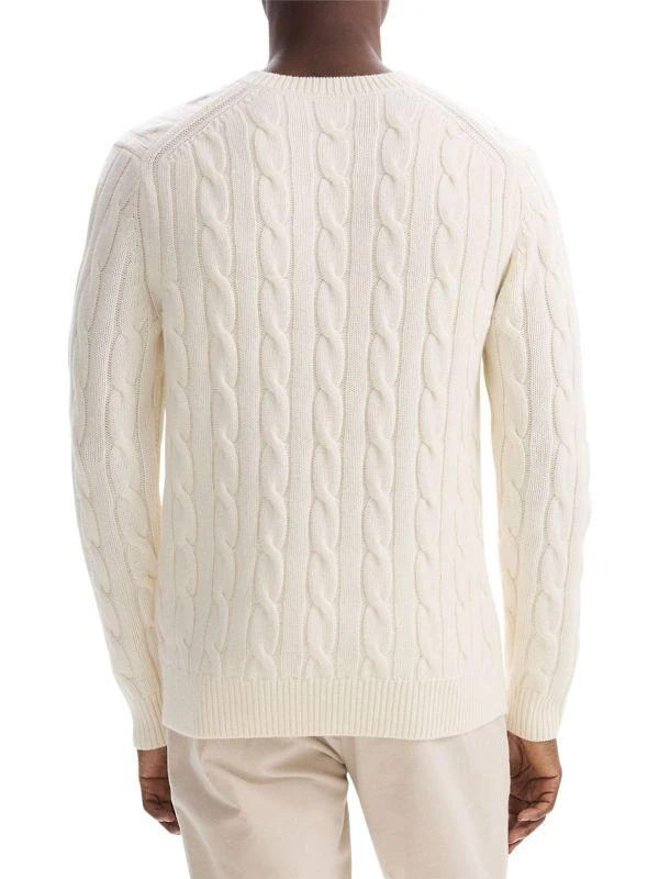Theory Montana Wool Cable-Knit Sweater 3