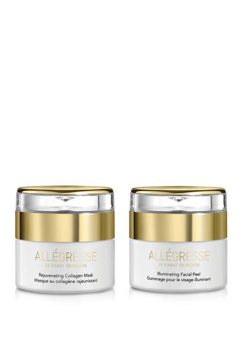 Allegresse 24 Karat Skin Care 24 Karat Skin Care  Rejuvenate Illuminate 2 Piece Set