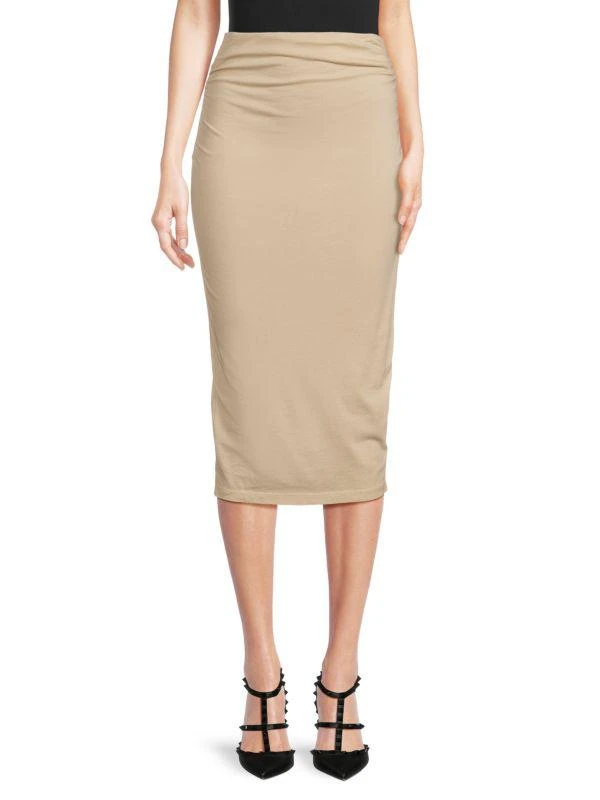 James Perse Ruched Pencil Skirt 1