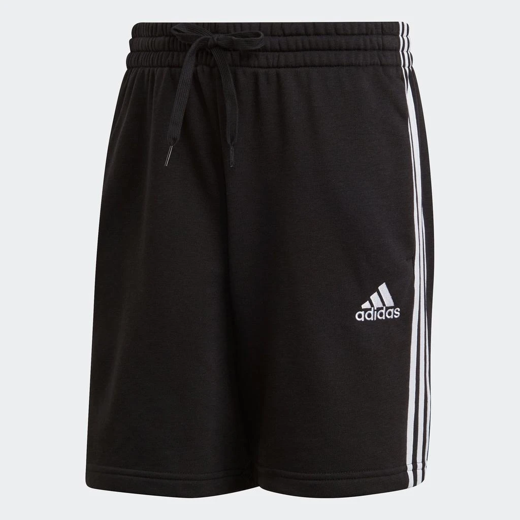 Adidas Men
s  Essentials French Terry 3-Stripes Shorts