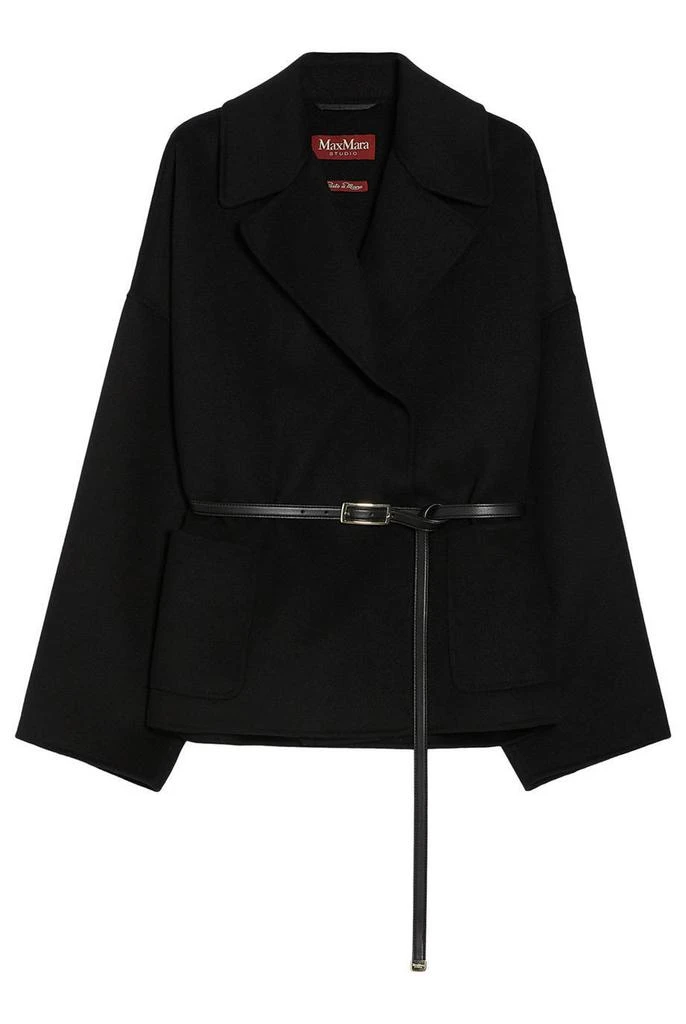 Max Mara Wool cashmere and silk wrap jacket 1