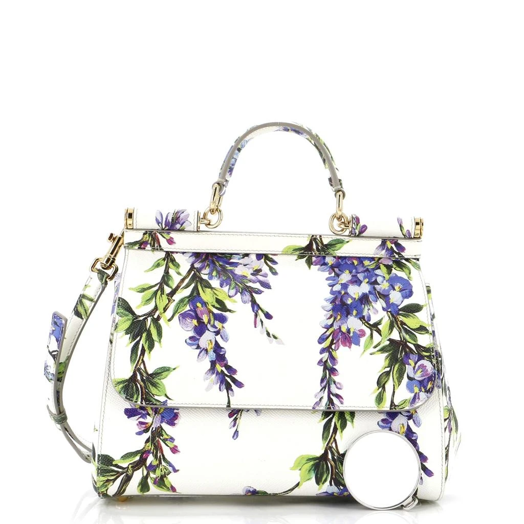 Dolce & Gabbana Miss Sicily Bag Printed Leather Medium 2