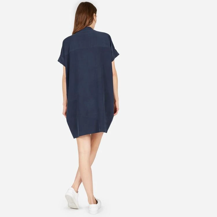 Everlane The Silk Square Shirt Dress 3