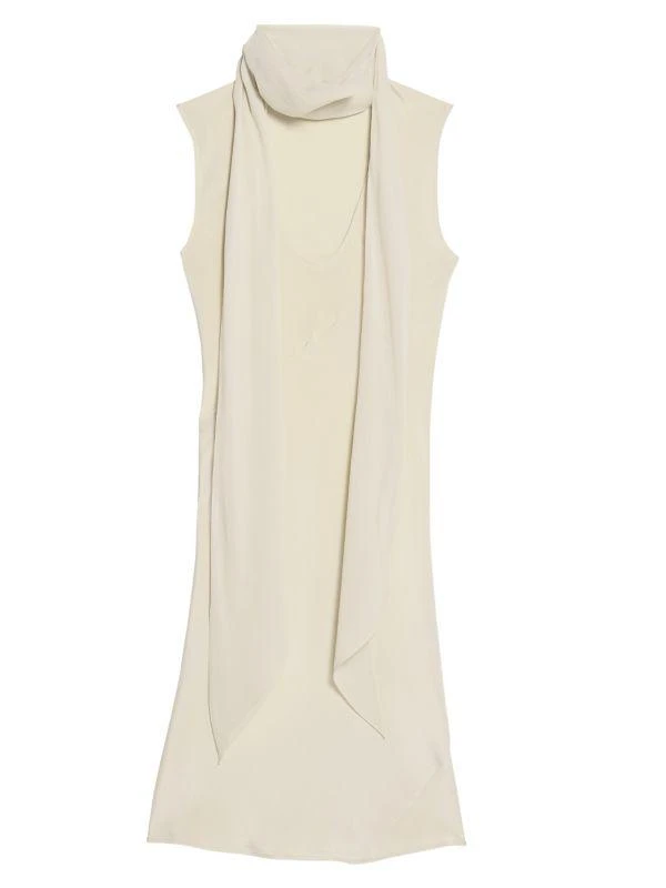 Helmut Lang Silk Sleeveless Scarf Top 1