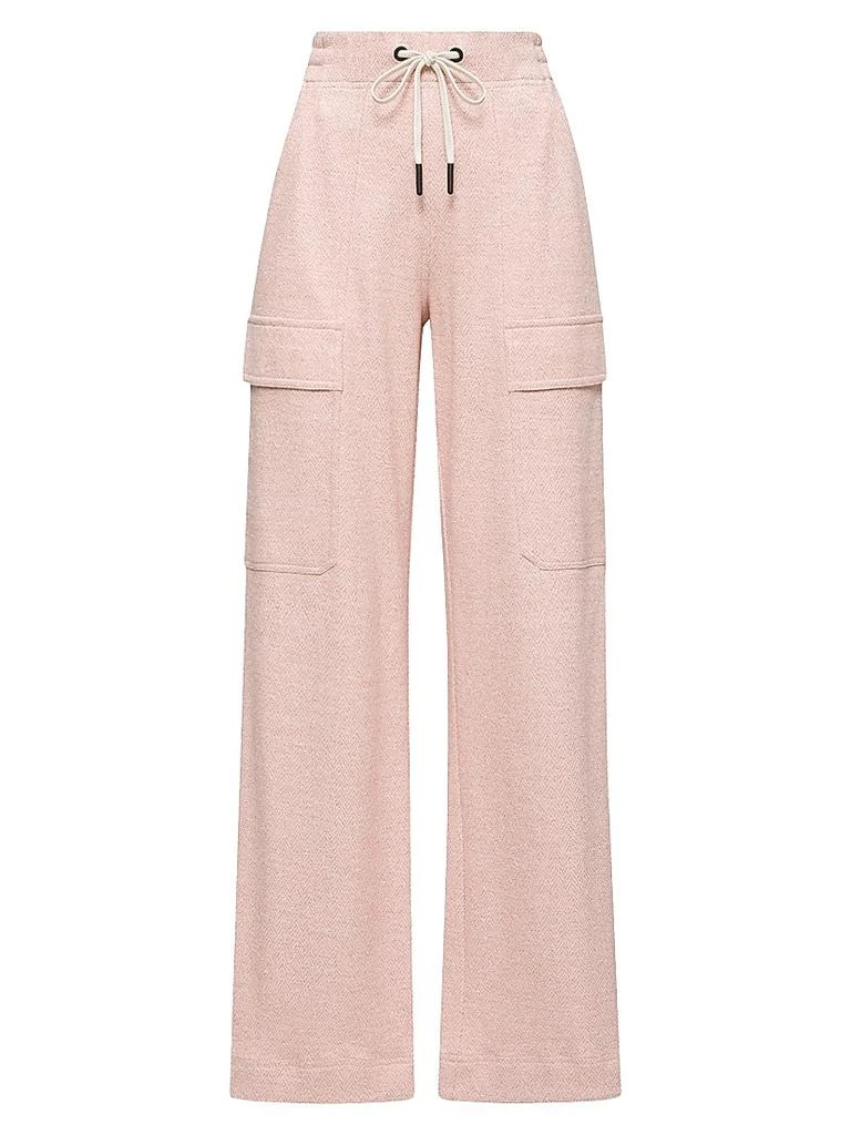 Moncler Sweatpants in Linen 
Cotton Blend