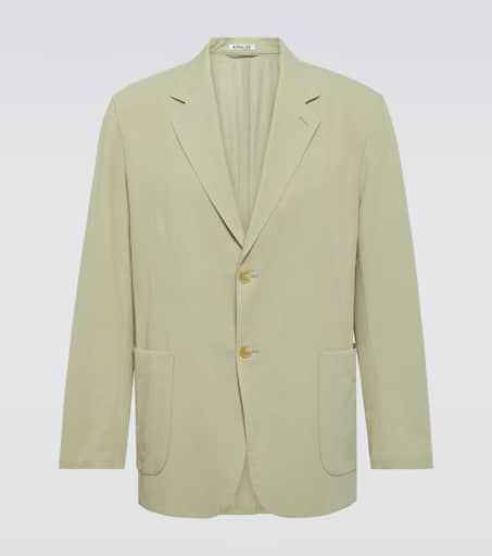 AURALEE Cotton and silk blazer
