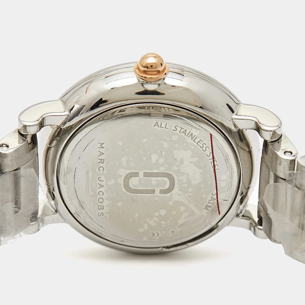 Marc Jacobs Marc By Marc Jacobs White Two-Tone Stainless Steel Roxy MJ3553 Women's Wristwatch 28 mm 4