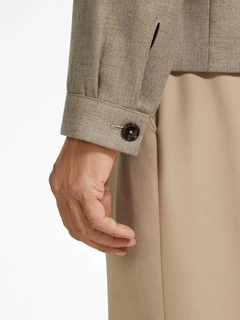 Zegna Zegna Button-Down Shirt Jacket 5