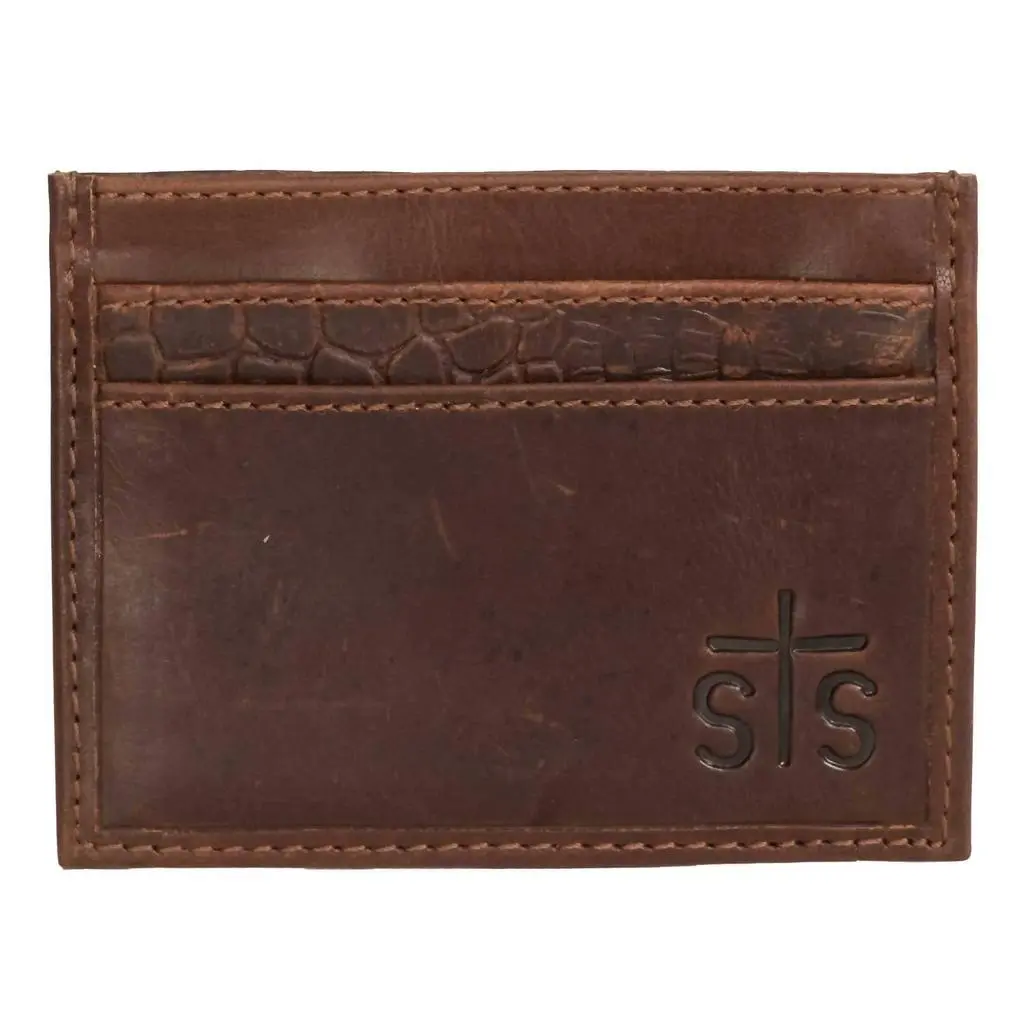 STS Ranchwear Sts Ranchwear - Men's Croc Card Wallet