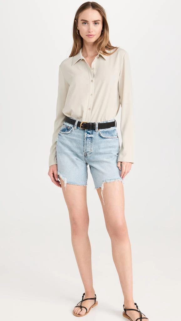 Reformation Raye Mid Rise Baggy Shorts 4