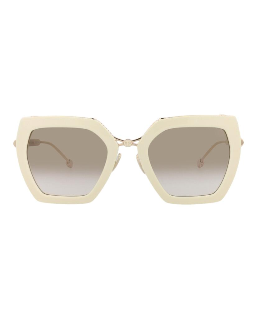 Philipp Plein Cat Eye-Frame Metal Sunglasses - Sunglasses