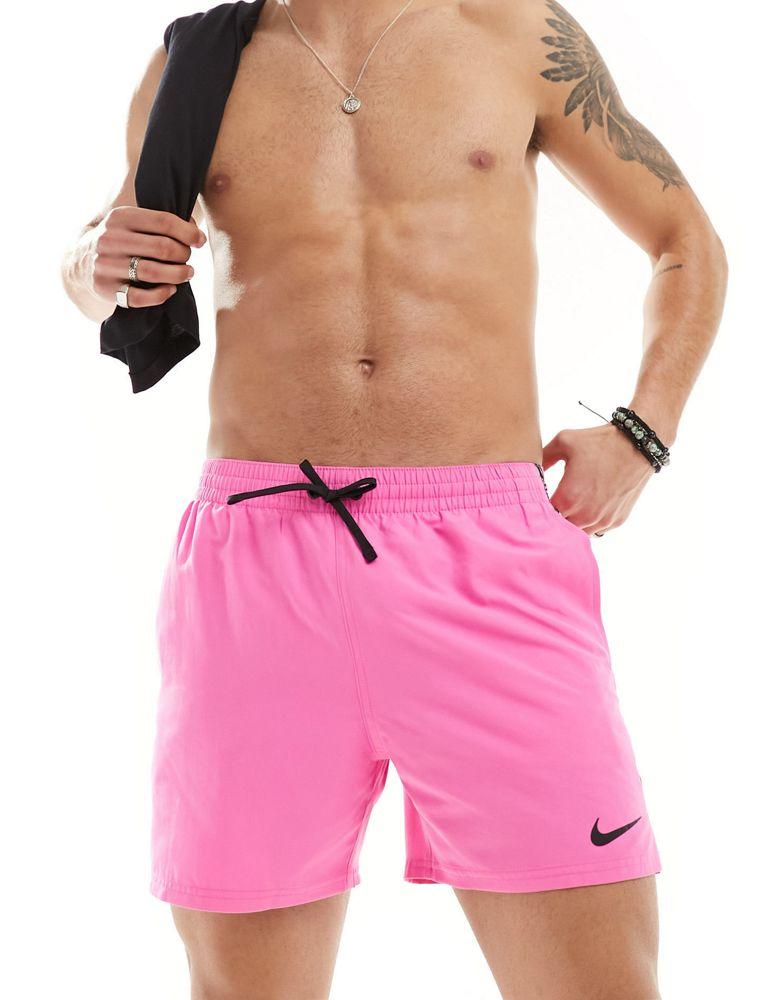 pink nike swimming shorts