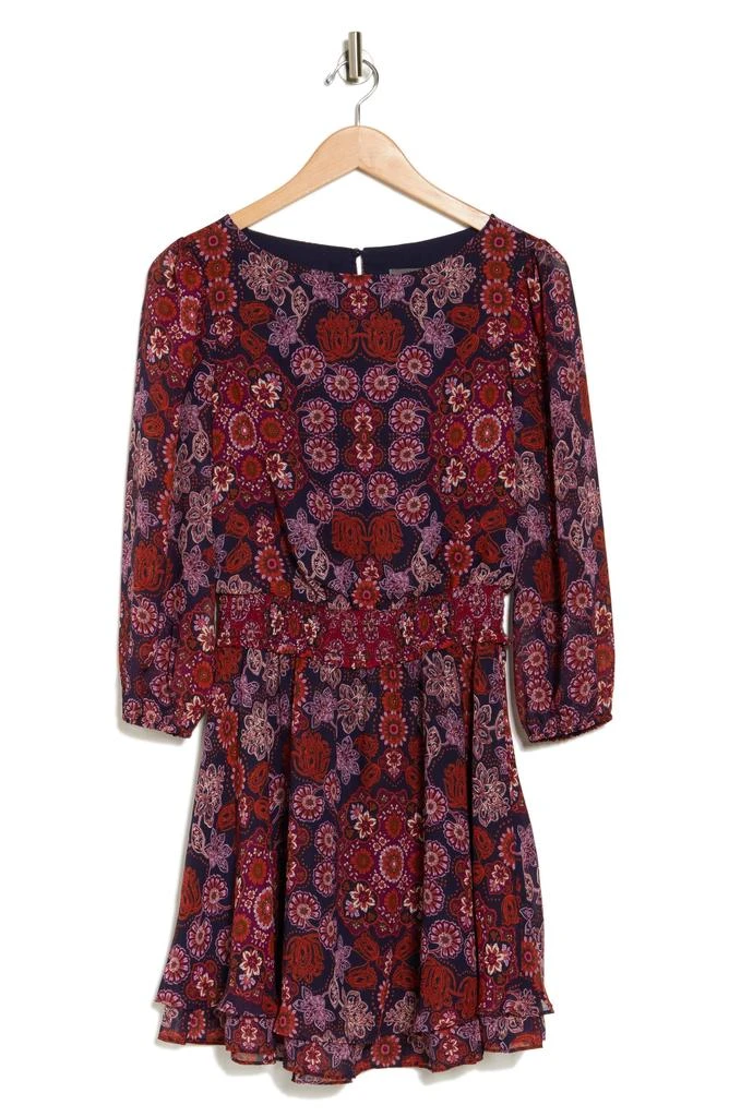 Shop Floral Balloon Sleeve Chiffon Fit & Flare Dress on Sale at BeyondStyle   Get 88% Off Floral Balloon Sleeve Chiffon Fit & Flare Dress with  Limited-Time Flash Deals, Exclusive Discounts, and