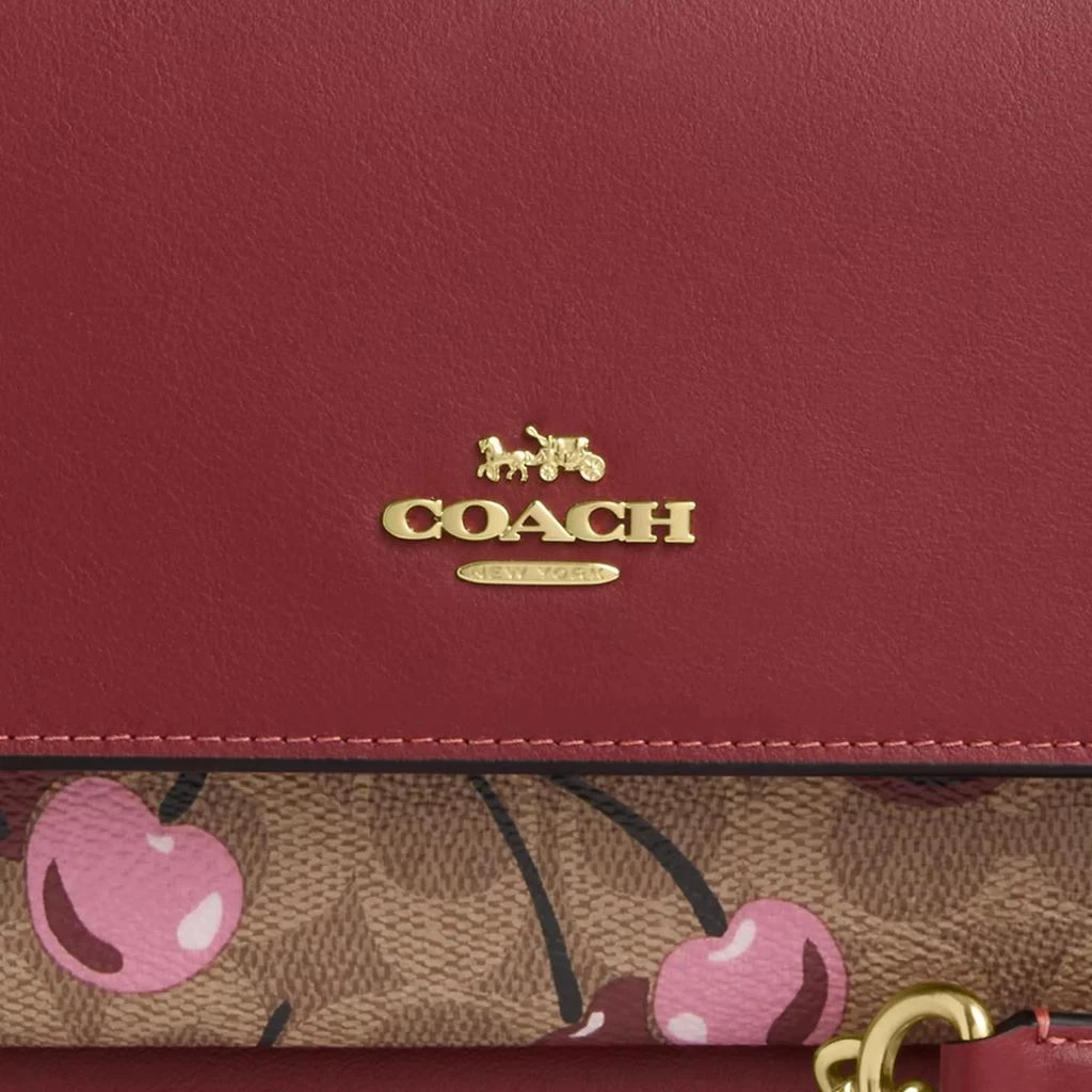 Coach Klare Crossbody Bag In Signature Canvas With Cherry Print 2