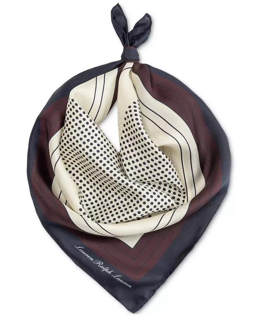 Ralph Lauren Fall Dot Silk Square Scarf 3