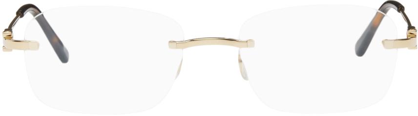 Cartier Gold Oval Glasses
