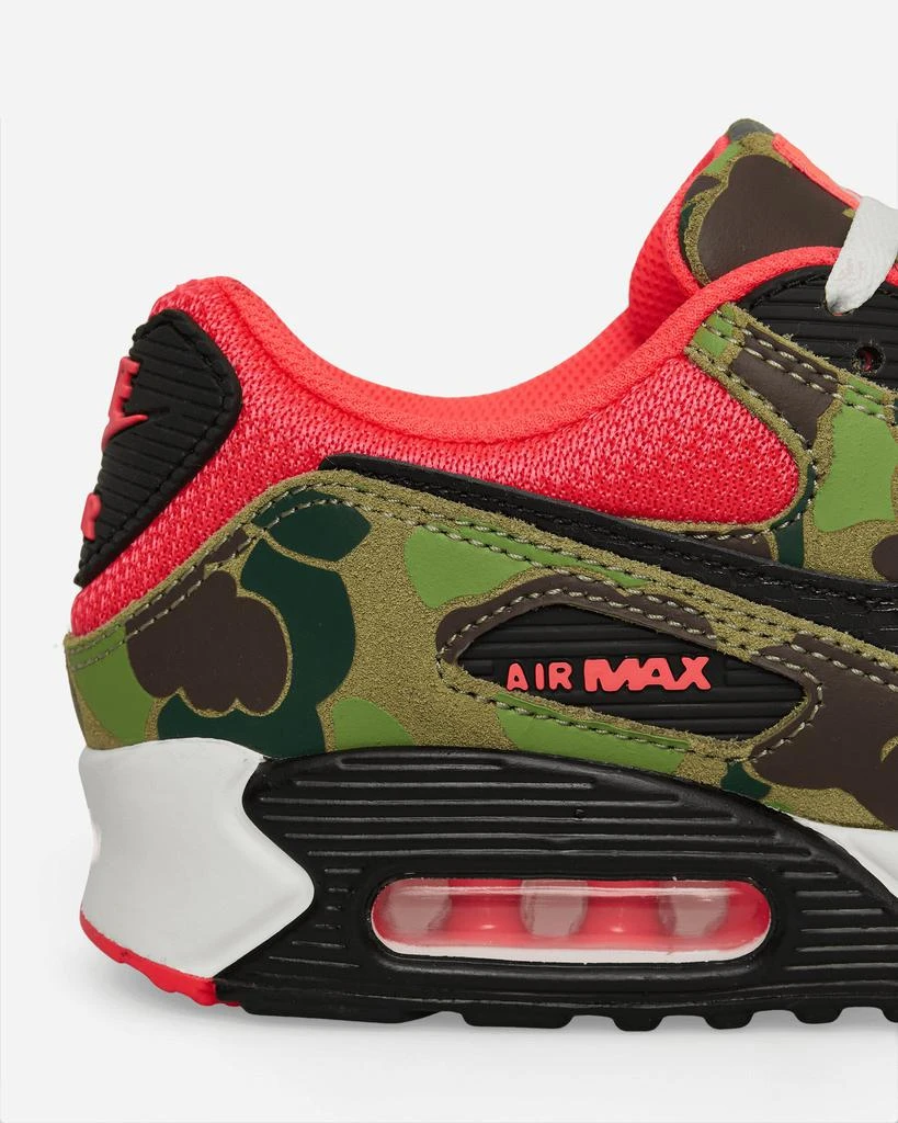 NIKE Air Max 90 Sneakers Dark Sage / Solar Red 6
