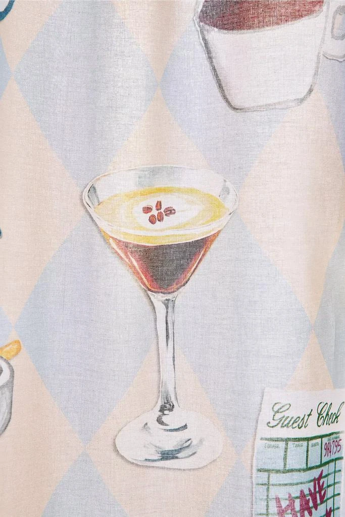 Urban Outfitters Girl Brunch Patterned Shower Curtain 2