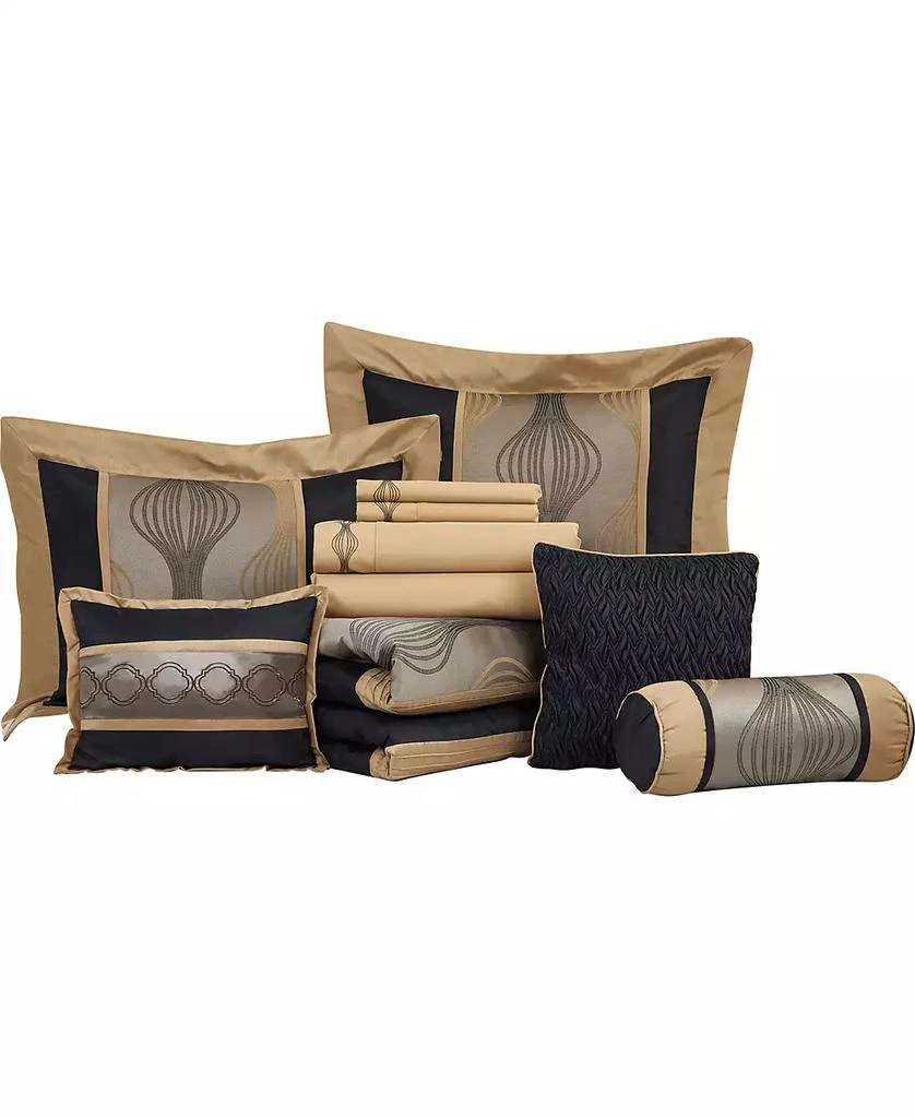Stratford Park Kath Geometric 15-Pc. Comforter Set 4