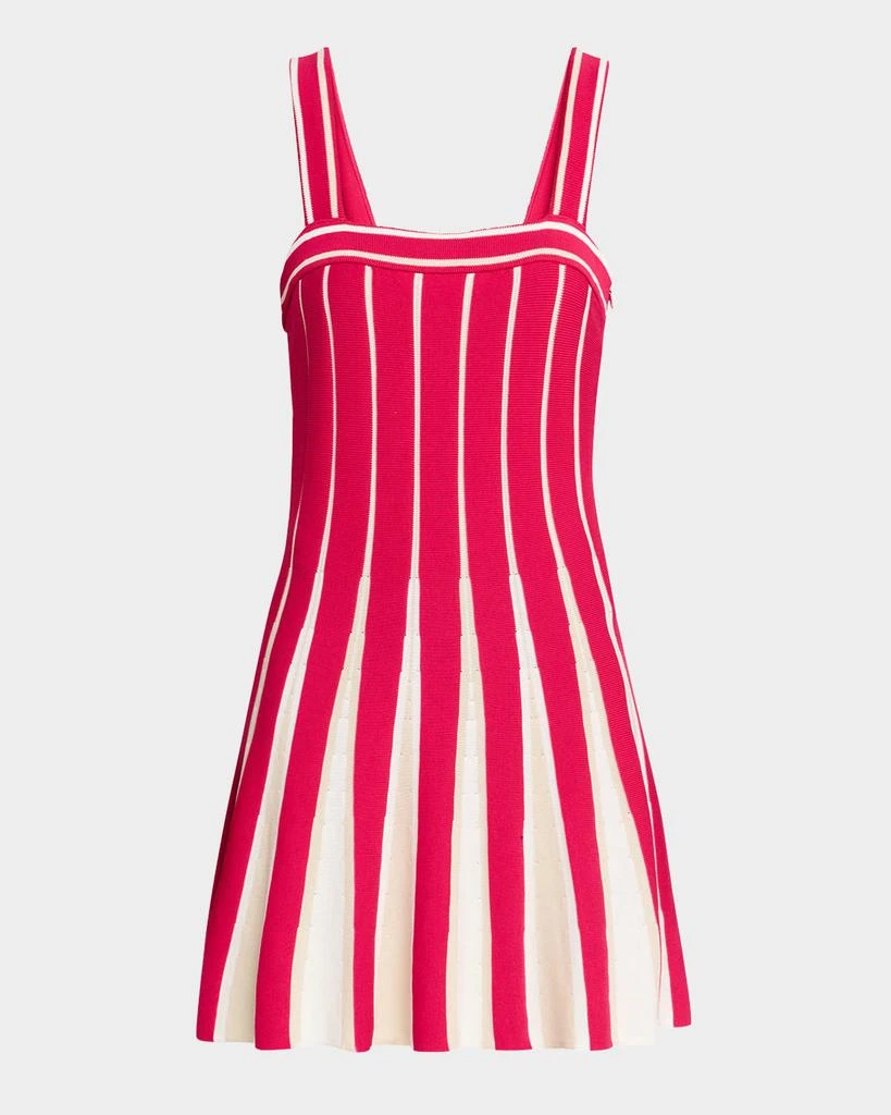 Ramy Brook Eloise Striped Knit Mini Dress 1