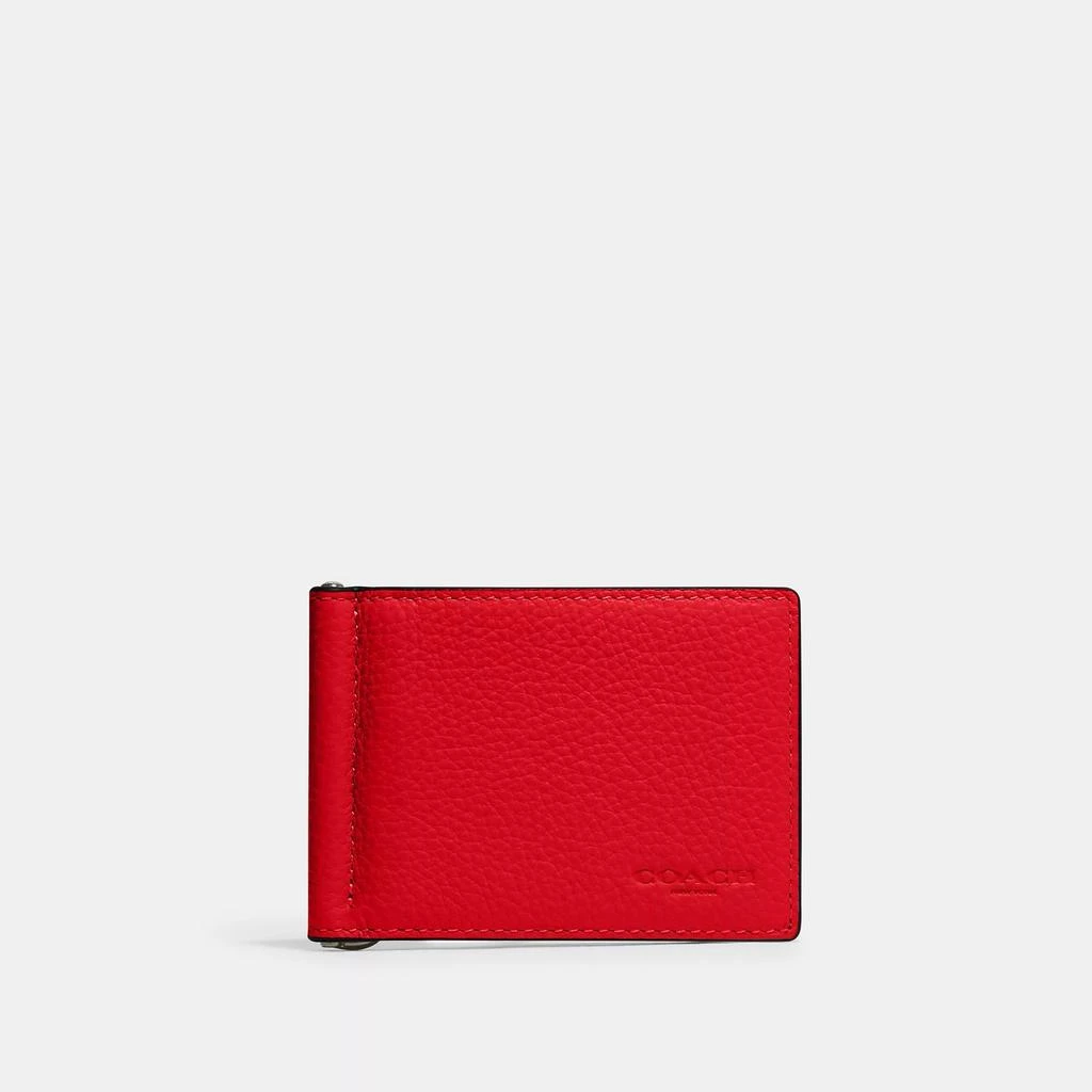 Coach Slim Money Clip Billfold Wallet 5