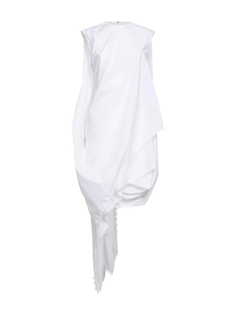 jacquemus white mini dress La Mini Robe Chemise cotton shirt dress in white - Jacquemus