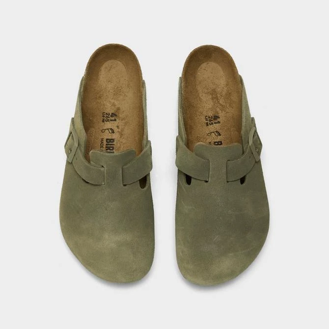 Birkenstock Men's Birkenstock Boston Suede Leather Birko-Flor Clogs 5
