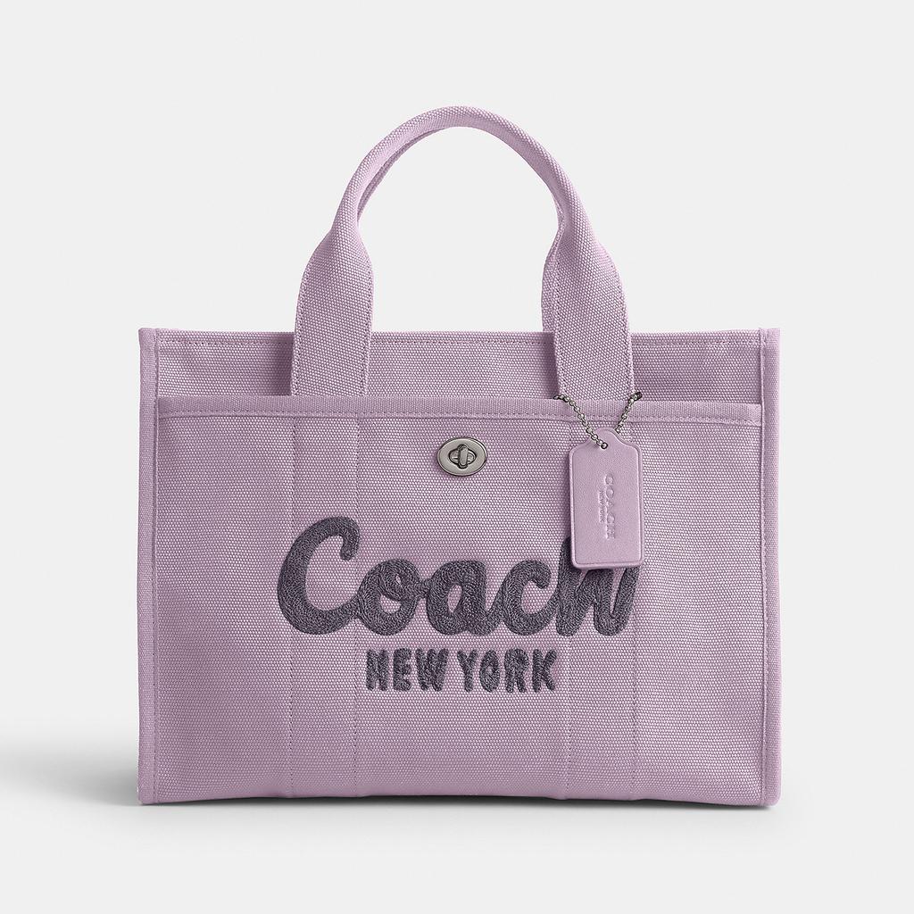 バッグ Coach Tote bag kawaii signature Purple Coach | Bags | Coach Purple Leather Tote With Signature Logo