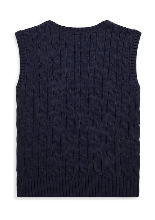 Ralph Lauren Childrenswear Lauren Childrenswear Boys 2 7 Cable Knit Cotton Sweater Vest 2