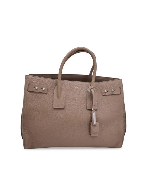 Yves Saint Laurent Saint Laurent Medium Sac de Jour In Brown Leather 1