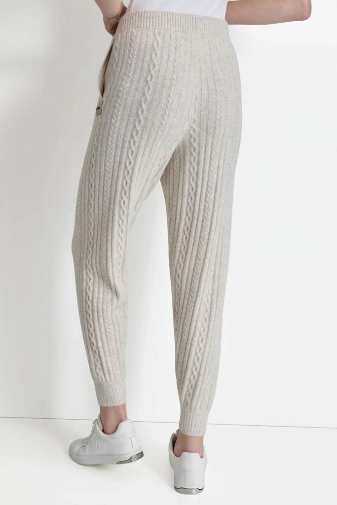 DKNY COZY CABLE SWEATER JOGGER 2