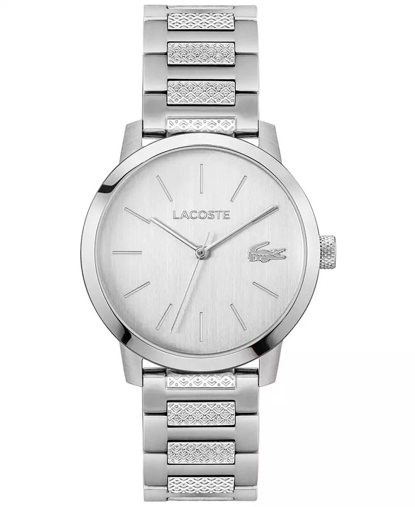 Lacoste Men's Metropole Silver Tone Stainless Steel Bracelet Watch 1